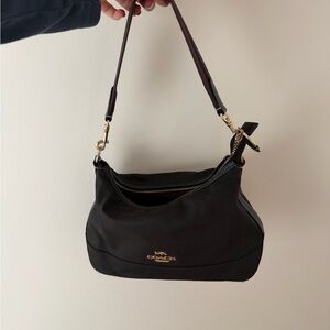 Coach Black and Gold Shoulder Bag